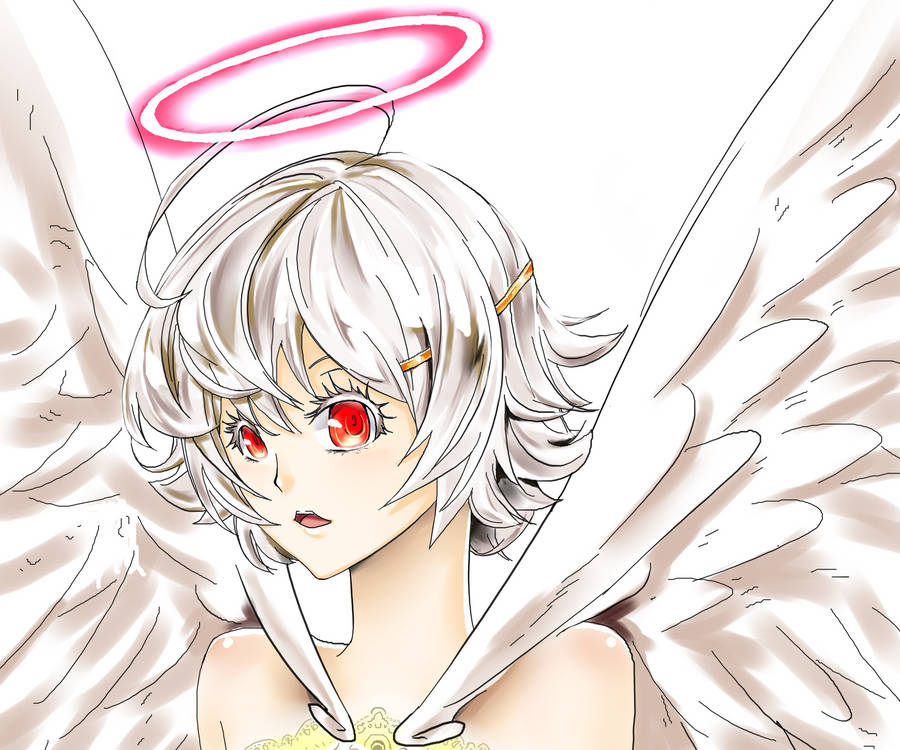 White Angel Platinum End Wallpaper