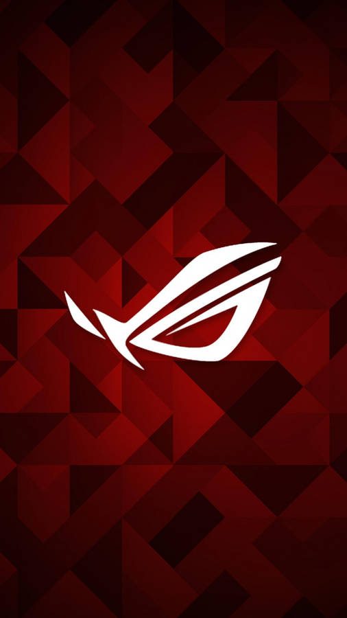 White Asus Rog Phone Wallpaper