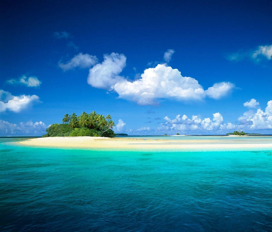 White Beach For Lenovo Tablet Screen Wallpaper