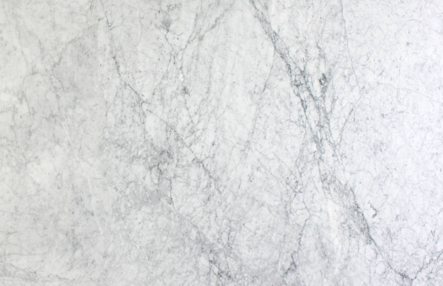 White Bianco Carrara Marble Wallpaper