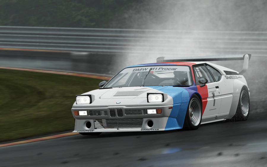 White Bmw M1 Procar From Project Cars Wallpaper