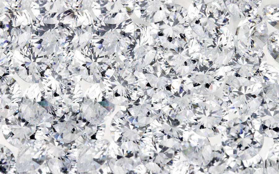 White Diamond Crystals Texture Wallpaper