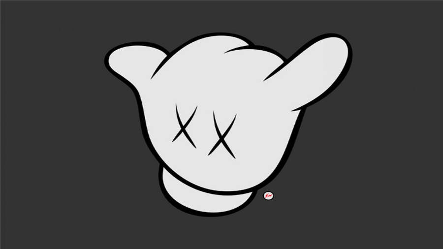 White Glove Kaws Pc Wallpaper