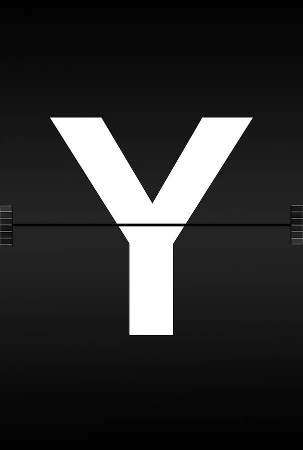 White Letter Y Wallpaper