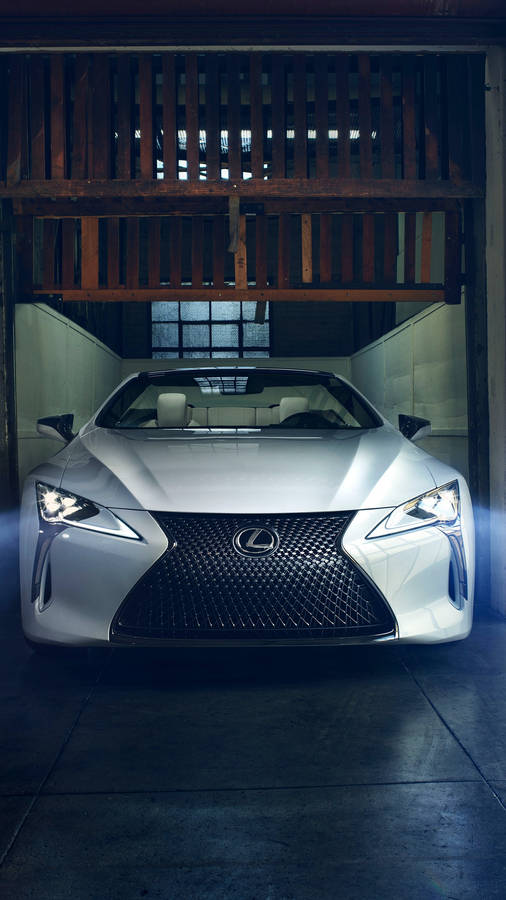 White Lexus Iphone Wallpaper