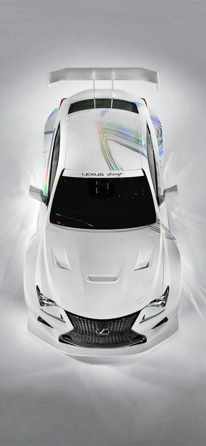 White Lexus Top Iphone Wallpaper