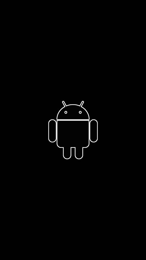White Logo Android Phone Wallpaper