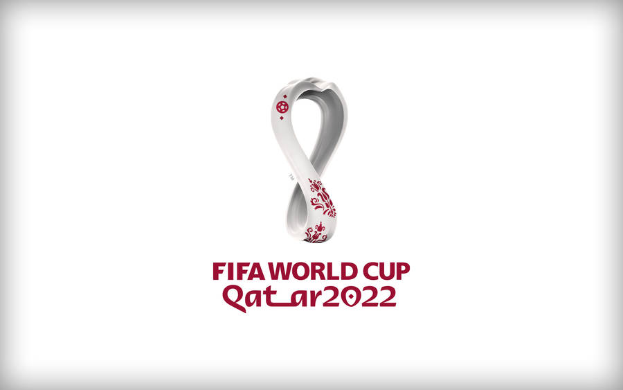 White Minimalist Fifa World Cup 2022 Wallpaper