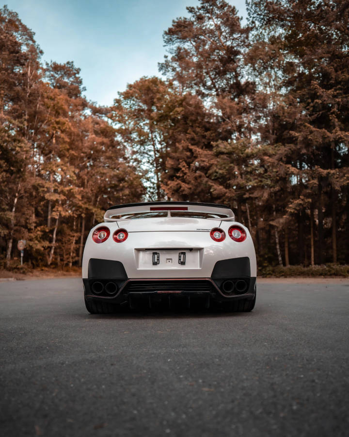 White Nissan Gtr Car Wallpaper