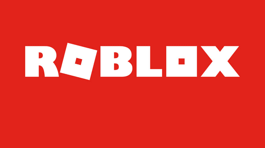 White Roblox Logo Name Wallpaper