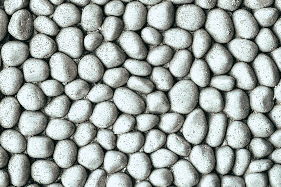 White Rocks Aesthetic Pattern Wallpaper