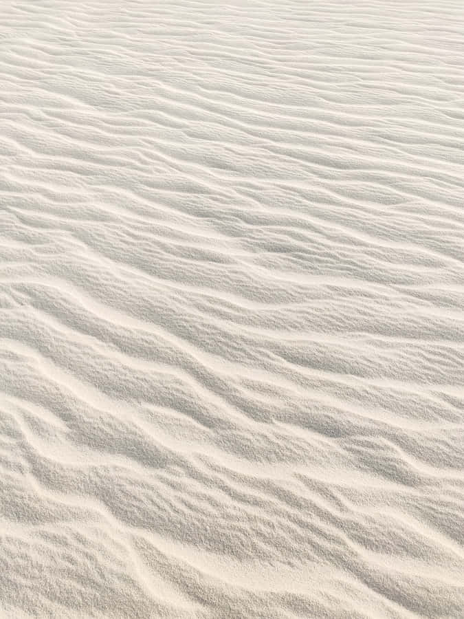 White Sand Dunes Desert Wallpaper