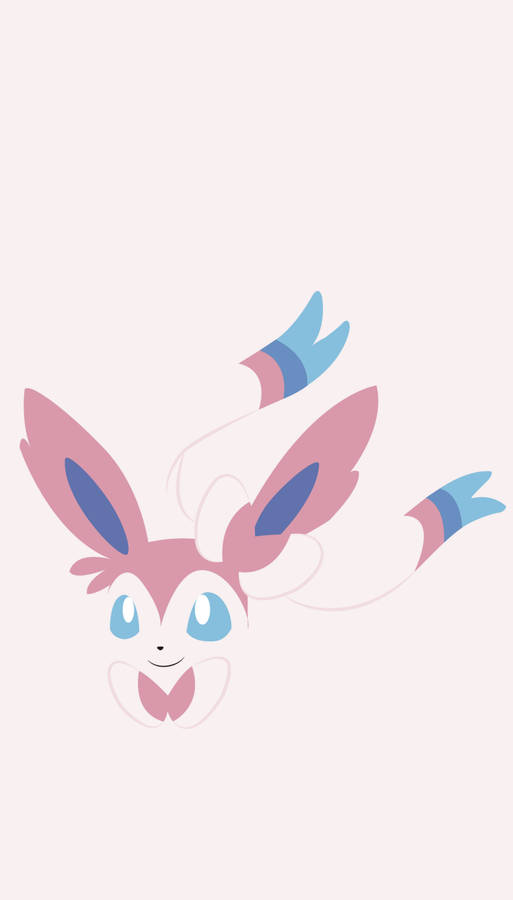 White Sylveon Phone Wallpaper