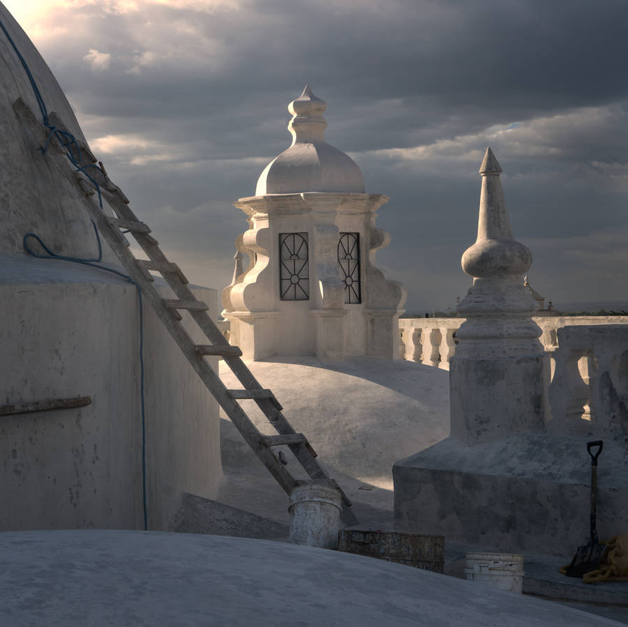 White Temple In Nicaragua Wallpaper