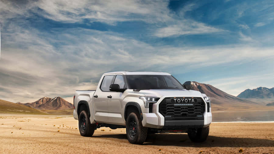 White Tundra In Desert Wallpaper