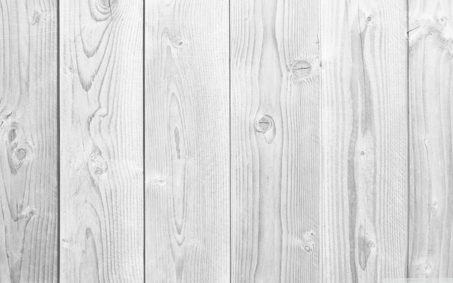 White Wooden Wall Wallpaper