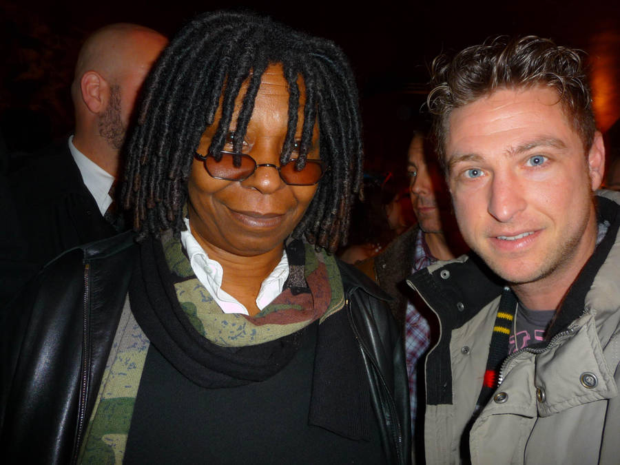 Whoopi Goldberg With Fan Wallpaper