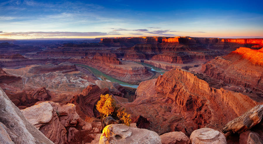 Wide Angle Shot Canyonlands National Park Wallpaper