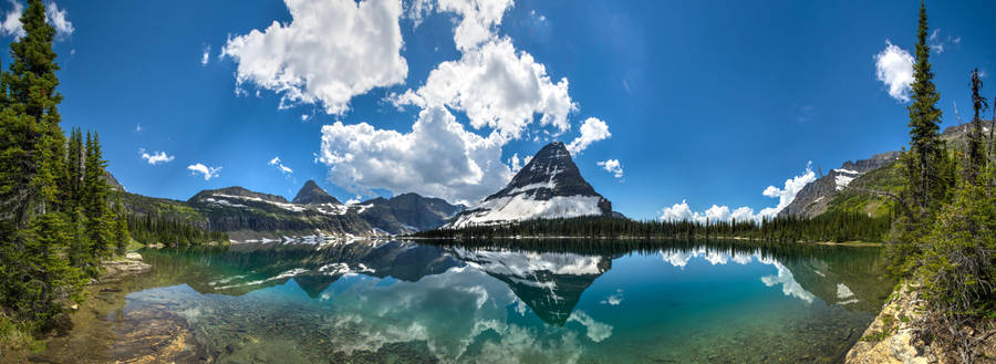 Wide Shot Glacier National Park Wallpaper