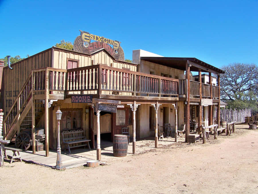 Wild West Building Wallpaper
