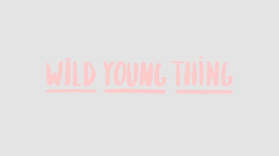 Wild Young Thing Pastel Aesthetic Wallpaper