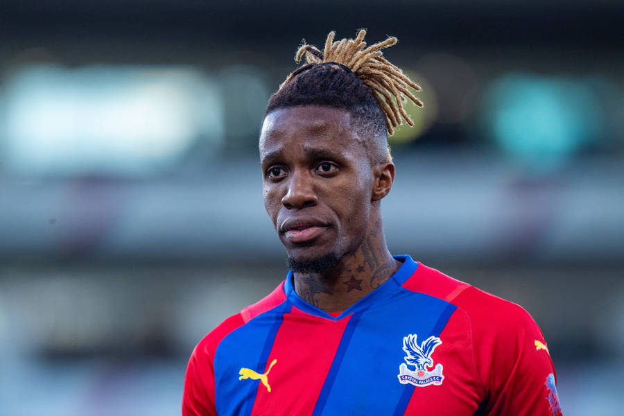 Wilfried Zaha Looking Worried Wallpaper