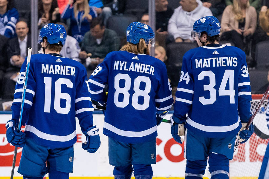 William Nylander - A Rising Star Of The Toronto Maple Leafs Wallpaper