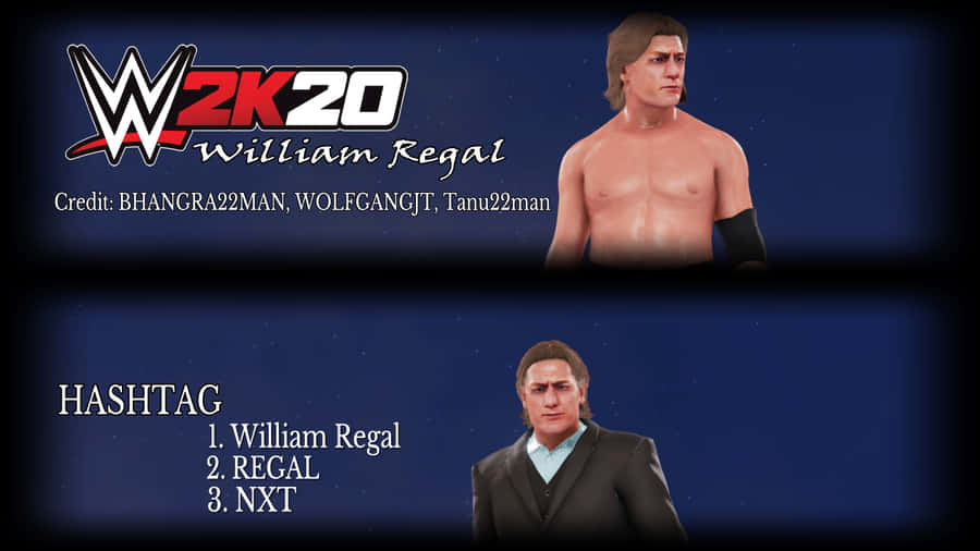 William Regal Wwe Nxt 2k20 Wallpaper