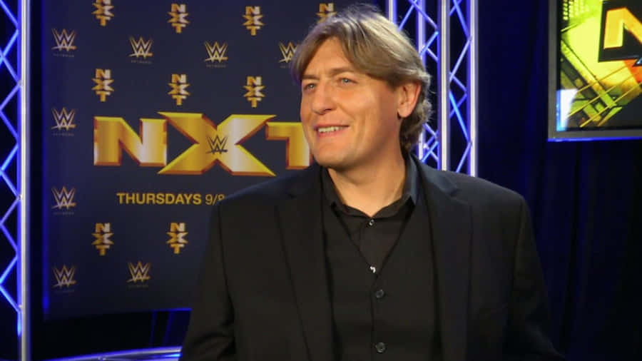 William Regal Wwe Nxt Wrestler Interview Photography Wallpaper