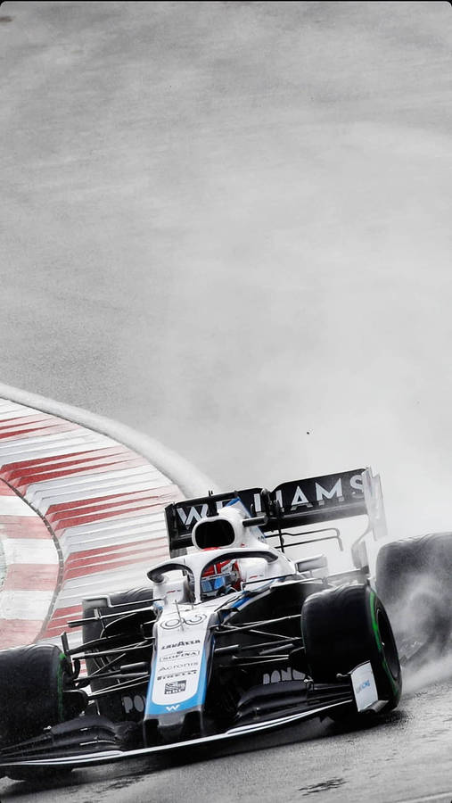 Williams Car Making A Turn Wallpaper