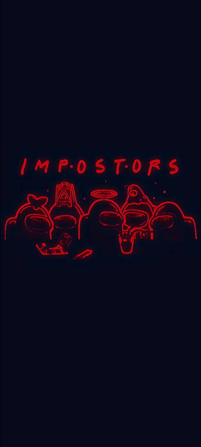 Wily Impostor Red - Gaming Action Among Us Wallpaper