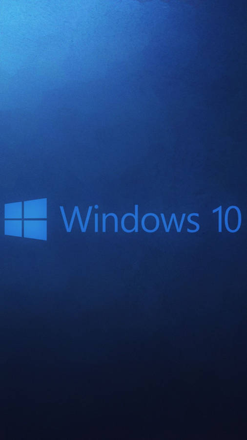 Windows 10 Blue Cover Wallpaper