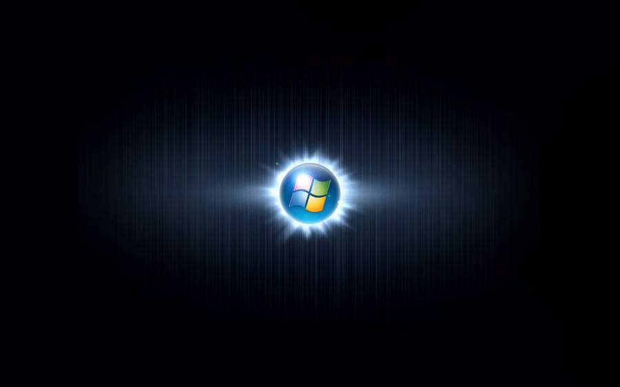 Windows 10 Glowing Logo Wallpaper