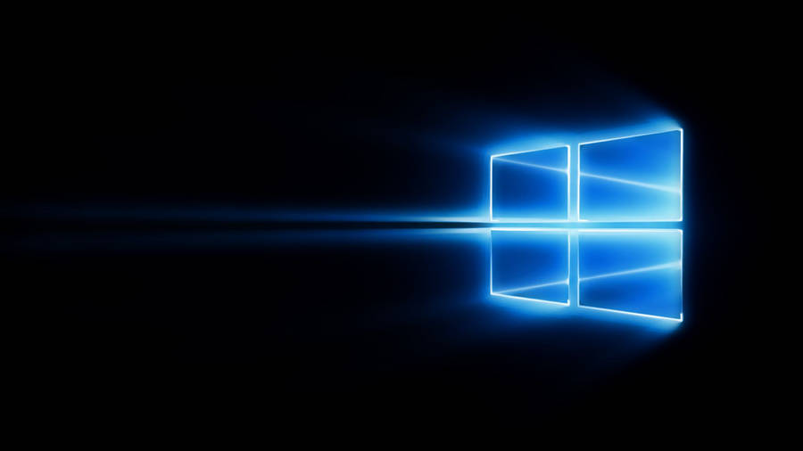 Windows 10 Hd Blue Light Logo Wallpaper