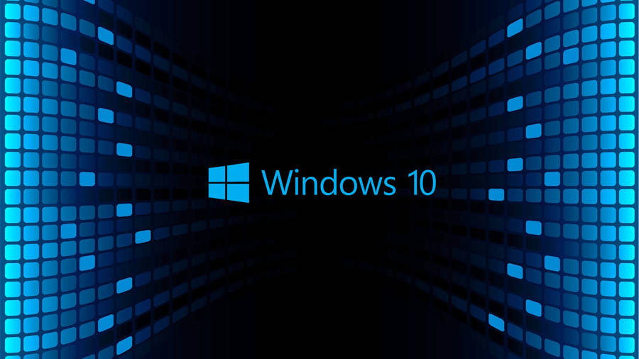 Windows 10 Hd Blue Squares Wallpaper