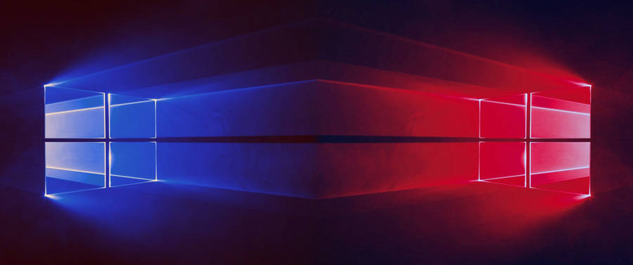 Windows 10 Symmetrical Logo Wallpaper