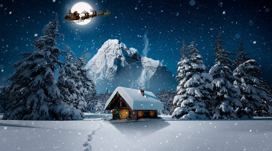 Windows 11 4k Christmas Winter Wallpaper