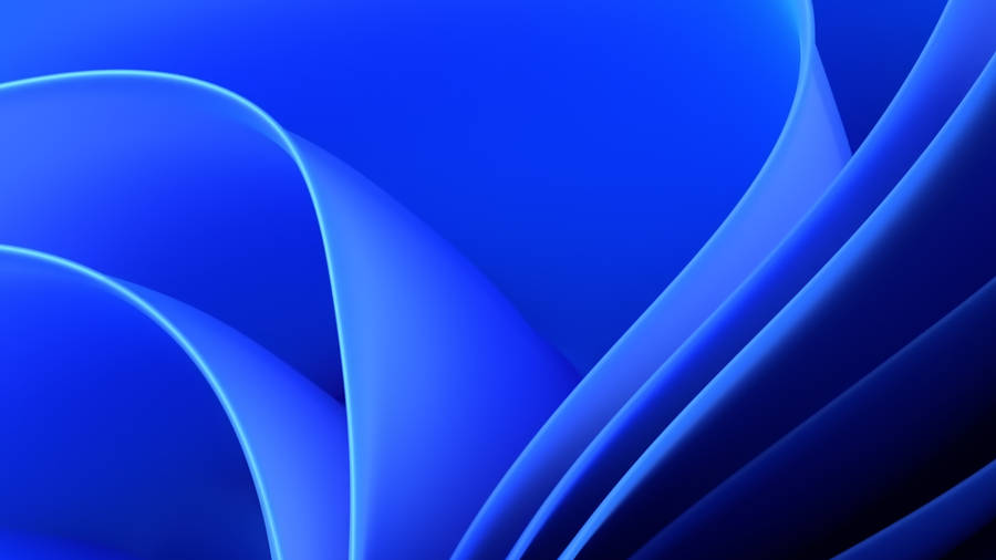 Windows 11 Blue Arcs Wallpaper