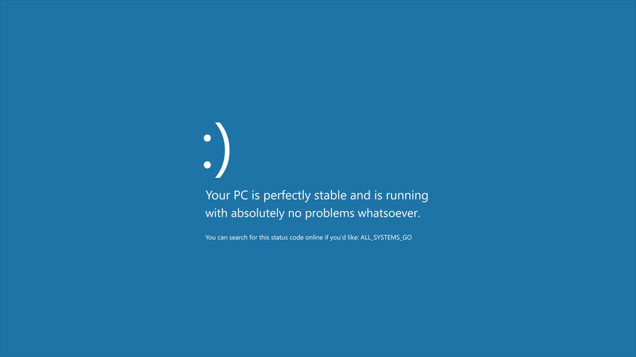 Windows Lock Screen Smiley Logo Wallpaper