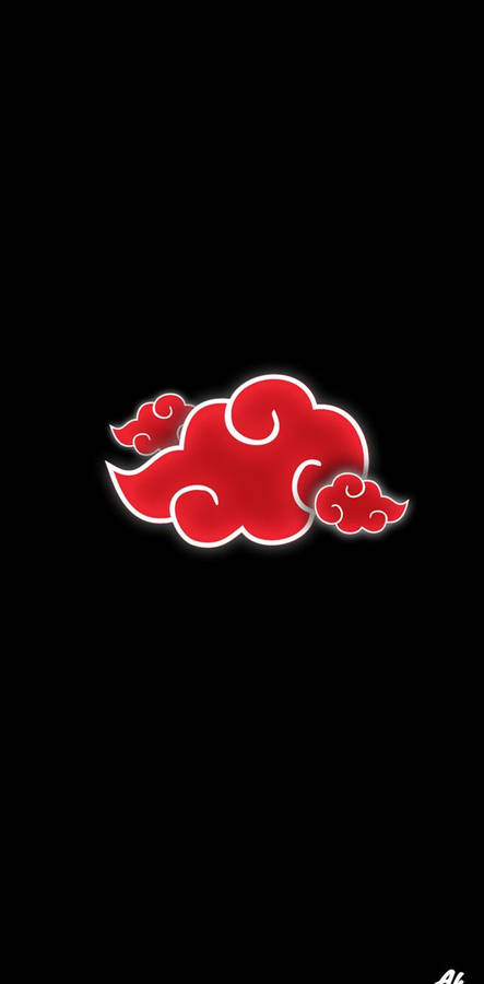 Winged Red Akatsuki Cloud Iphone Wallpaper