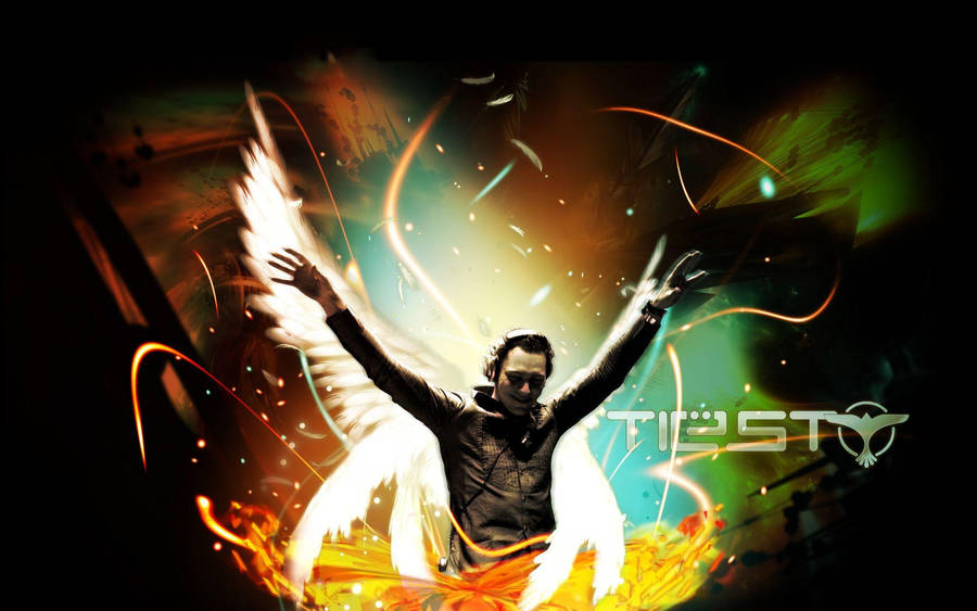 Winged Tiesto Artwork Wallpaper