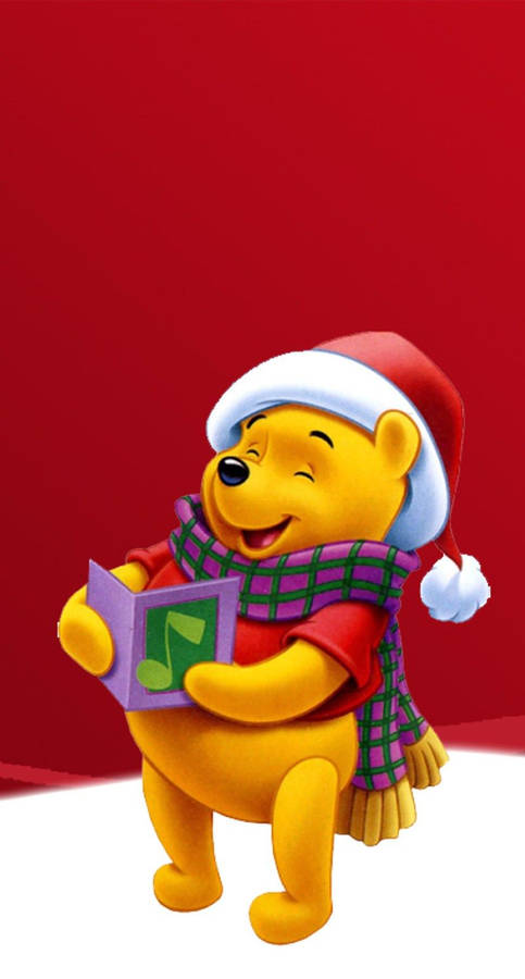 Winnie The Pooh Christmas Phone Wallpaper