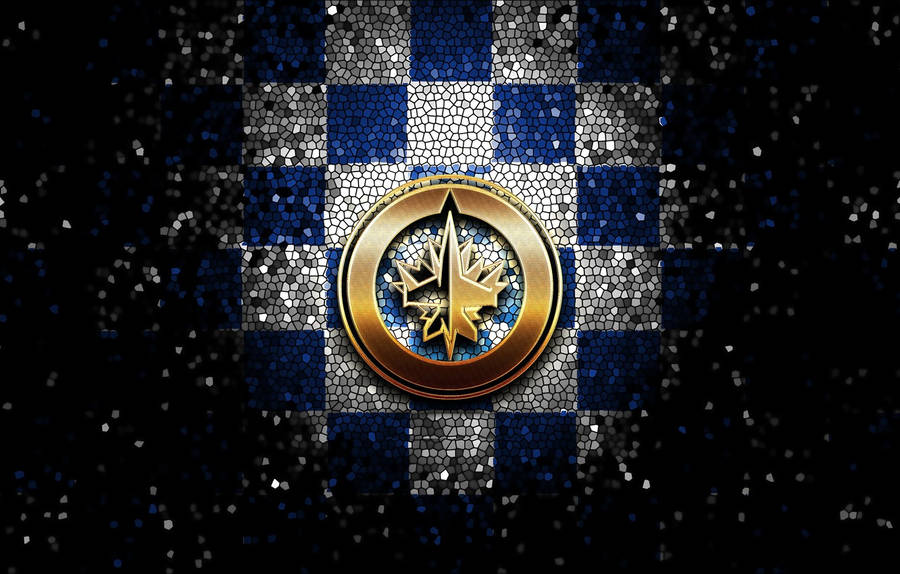 Winnipeg Jets Gold Logo Wallpaper