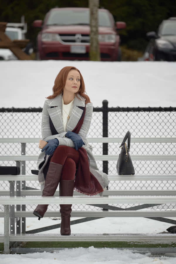 Winter Contemplation Lindy Booth Wallpaper