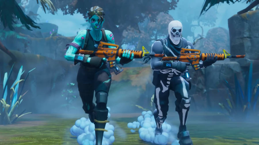 Winter Fortnite Duo Hd Wallpaper