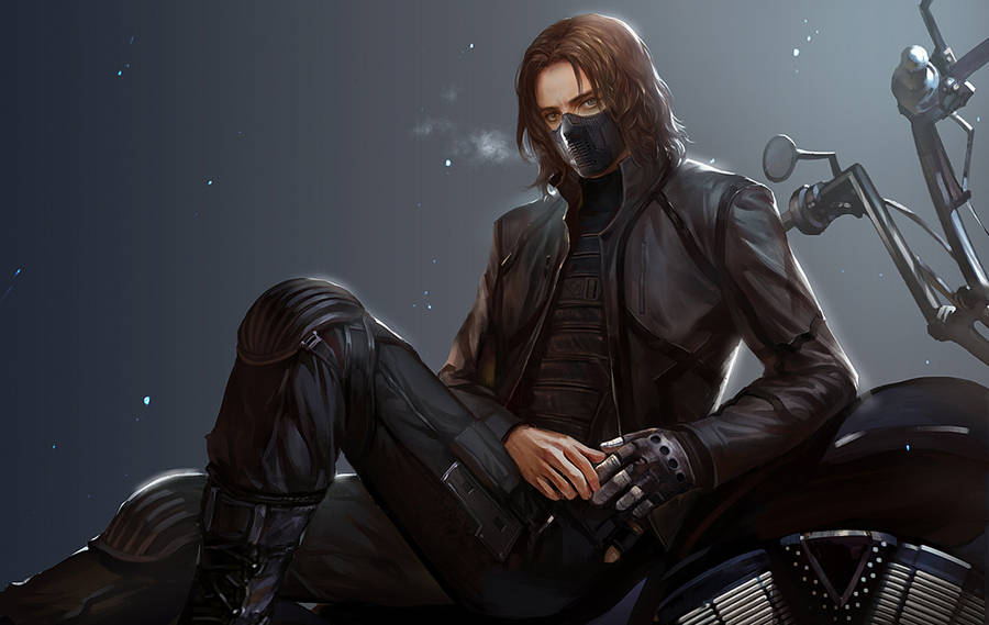 Winter Soldier Cartoon Fanart Wallpaper