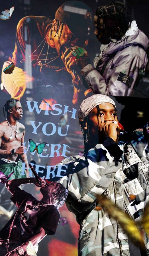 Wish You Were Here Travis Scott Aesthetic Wallpaper