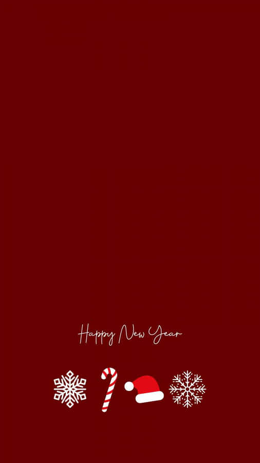 Wishing You A Full Year Of Blessings And Joy With This Happy New Year Phone. Wallpaper