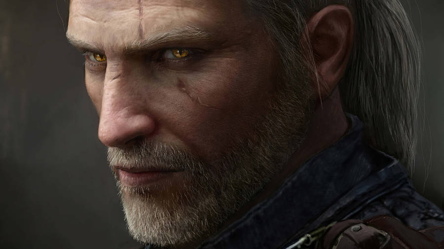 Witcher 3 4k Geralt Close-up Wallpaper