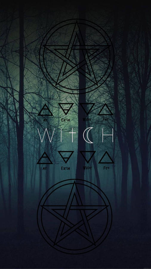 Witchy Aesthetic Nature Elements Wallpaper